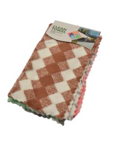 Ścierki kuchenne 30x30cmk 5 sztuk mikroflanela mix 2
