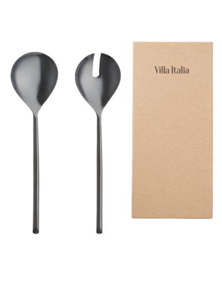 Łyżki do sałaty 2sztuki Nero CE212 Villa Italia