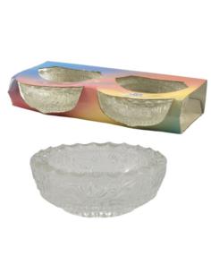 Popielniczka szklana 12cm 2 sztuki