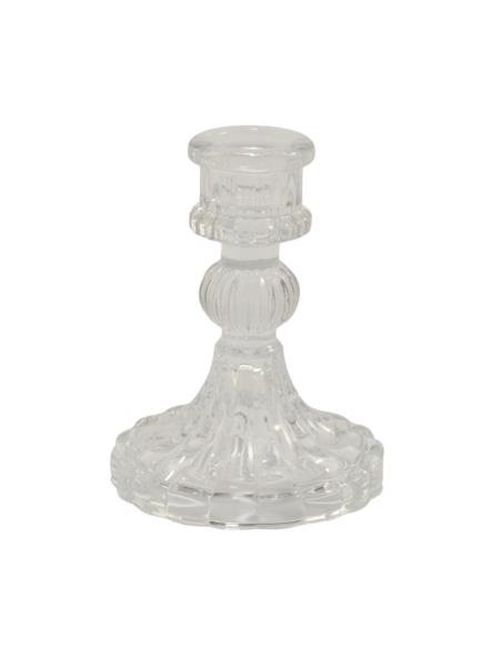 Świecznik szklany 10x8cm MR22383