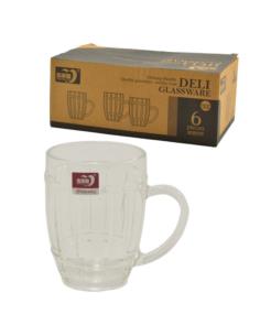 Kubki 6 sztuk 150ml kufelki bezbarwne MR22335