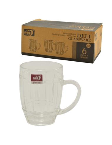 Kubki 6 sztuk 150ml kufelki bezbarwne MR22335