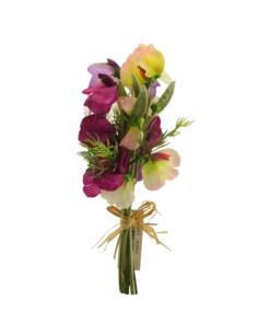 Kwiat sztuczny Groszek bukiet 28cm