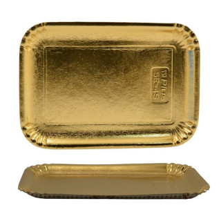 Podkład pod tort 20x30cm prostokątny złoty