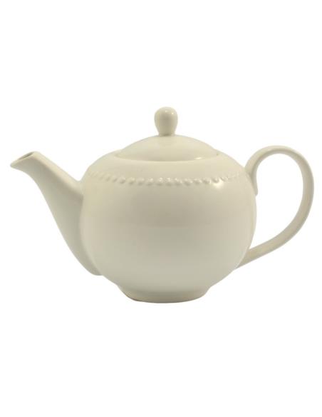 Dzbanek ceramiczny 1,2L Dots biały 8121