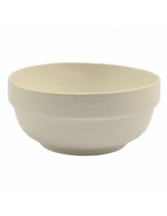 Salaterka ceramiczna sztaplowana 18cm h-8cm biała