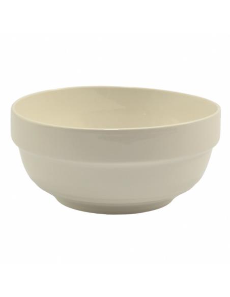 Salaterka ceramiczna sztaplowana 18cm h-8cm biała