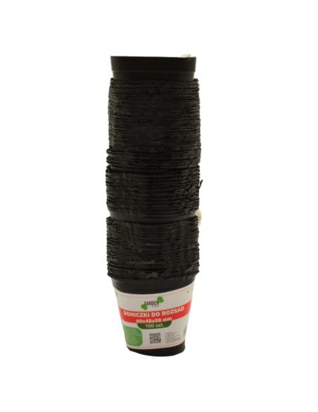 Doniczki do rozsad 0,55 x 0,45 x 6 cm100 sztuk