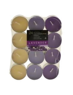 Świeca Tealight Lavender 24 sztuki