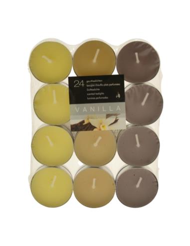 Świeca Tealight Vanilla 24 sztuki