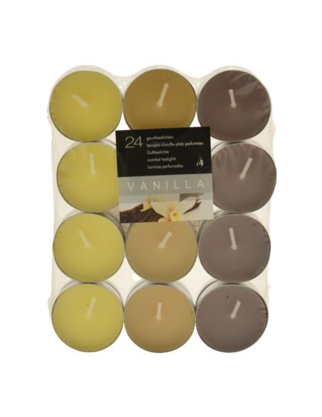 Świeca Tealight Vanilla 24 sztuki