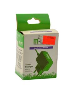 Ładowarka sieciowa travel miniUSB 800mA ML0450