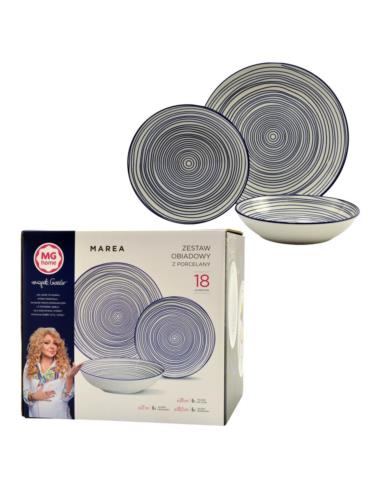 Serwis obiadowy MG Home 18 elementów Marea