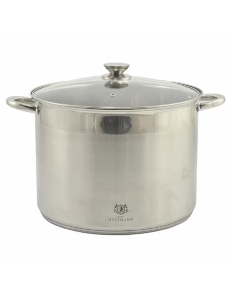 Garnek 34cm 22,5L nierdzewny z pokrywką Solid