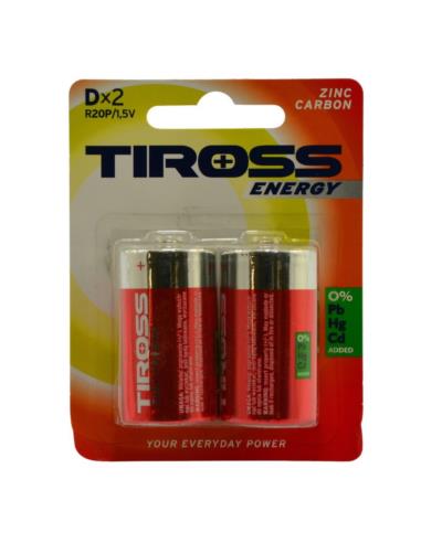 Baterie Tiross 2szt R20