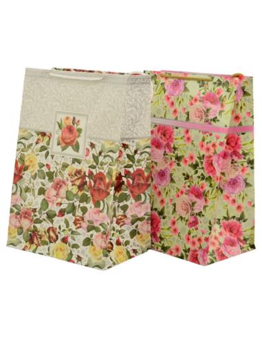 Torebka ozdobna 42x29x18cm T-16L mix