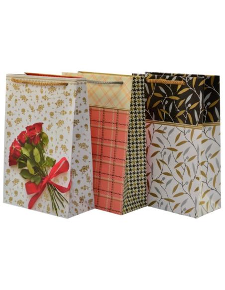 Torebka ozdobna 24x16x7,5cm T-4L mix
