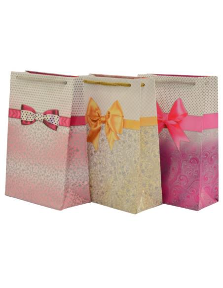 Torebka ozdobna 24x16x7,5cm T-4L mix