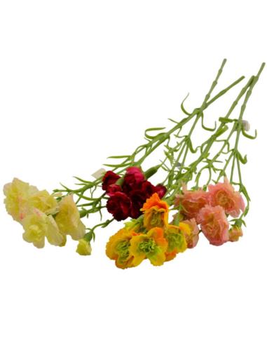 Kwiat sztuczny Goździk 65cm 07.7265 mix