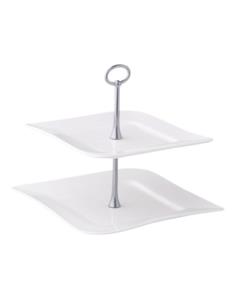 Patera 2-pozycyjna Fala ceramiczna 61176 2