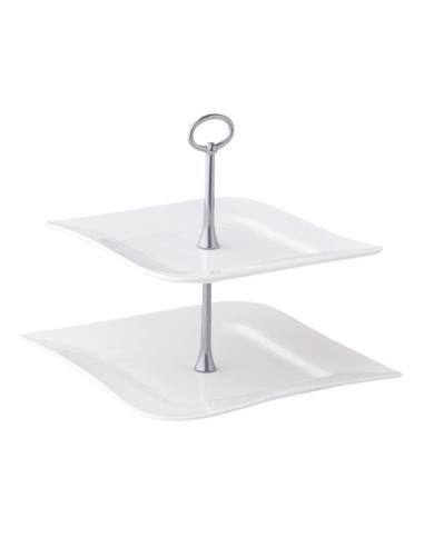Patera 2-pozycyjna Fala ceramiczna 61176