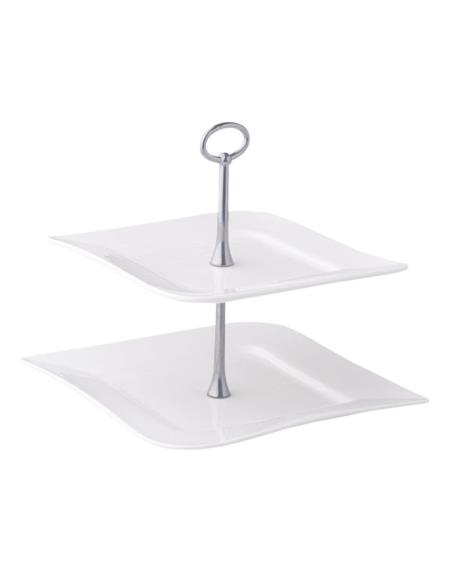 Patera 2-pozycyjna Fala ceramiczna 61176