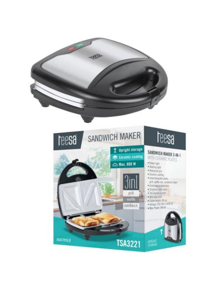 Opiekacz Teesa 800W TSA3221 3w1