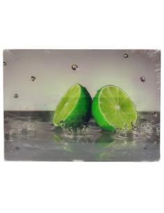Deska do kroj. szklana 25x35cm limonki