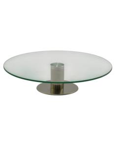 Patera szkl. H307 srebrna 7cm