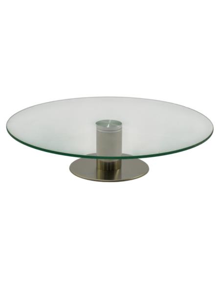 Patera szkl. H307 srebrna 7cm