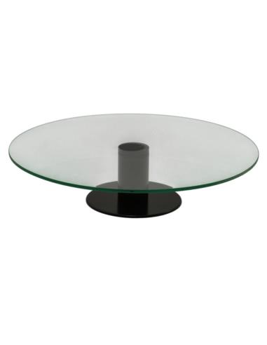 Patera szkl. H307 czarna 7cm