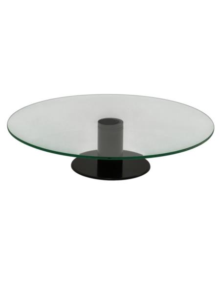 Patera szkl. H307 czarna 7cm