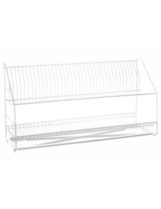 Suszarka do naczyń 2-poziomowa 60cm biała