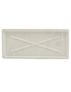 Podstawka pod suszarkę 50x22,5cm szeroka biała
