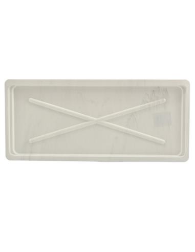 Podstawka pod suszarkę 50x22,5cm szeroka biała