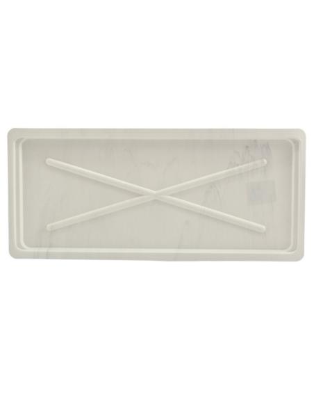 Podstawka pod suszarkę 50x22,5cm szeroka biała