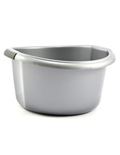 Miska plastikowa Solidna 30L srebrna