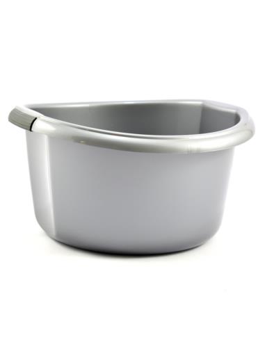 Miska plastikowa Solidna 30L srebrna
