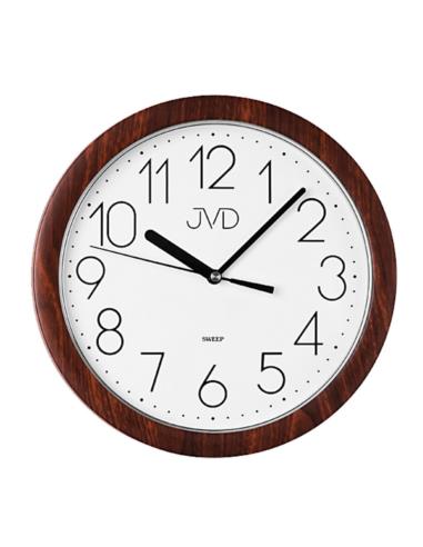 Zegar ścienny 25cm brązowy JVD H612.20