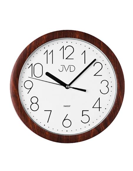 Zegar ścienny 25cm brązowy JVD H612.20