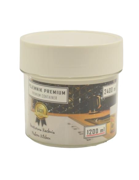 Pojemnik 1,2L plastikowy Premium mix