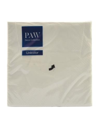 Serwetki 33x33/20szt Lunch Unicolor white
