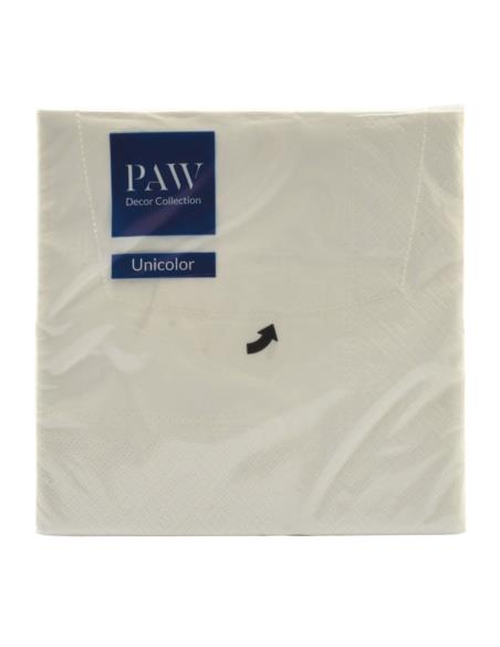 Serwetki 33x33/20szt Lunch Unicolor white