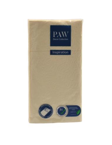Serwetki 40x40cm na sztućce tłoczone szampan SDP102601