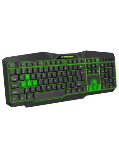 Klawiatura Esperanza Tirions zielona USB EGK201G