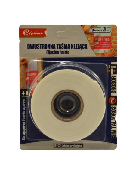 Taśma klejąca dwustronna 36mm x 3m 80108