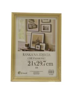 Ramka 21x29,7cm tworzywo sztuczne szampański