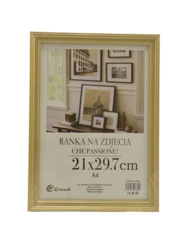 Ramka 21x29,7cm tworzywo sztuczne szampański