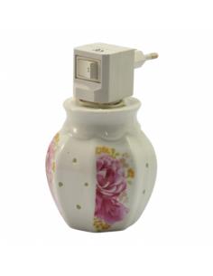 Lampka gniazdkowa ceramiczna mix