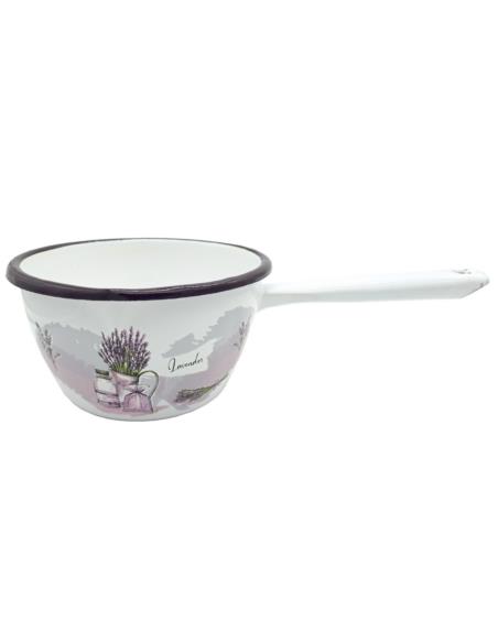 Rondel emalia 14cm stożek Lavenda